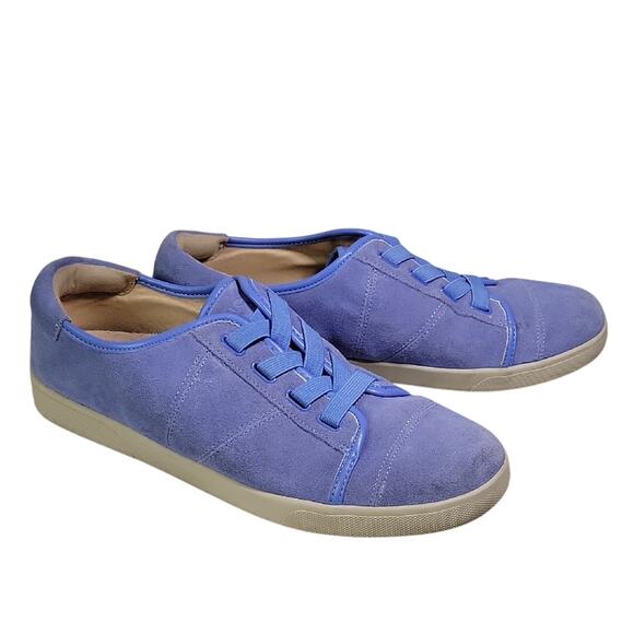 Vionic Jean Blue Suede Slip On Sneakers Womens Size 9 - Picture 1 of 11